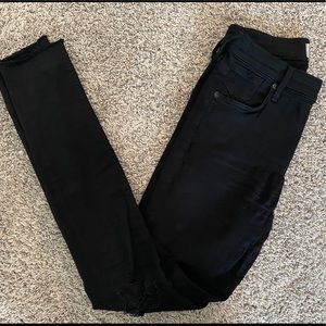 AGOLDE Distressed Black Jeans